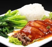 Preserved Vegetable Braised Pork Rice Bowl