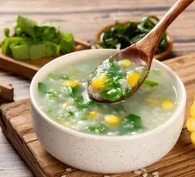 Corn and Greens Porridge