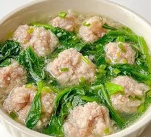 Vegetable Dumpling Soup