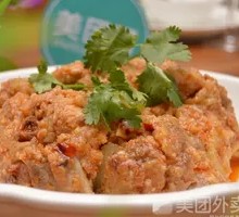 Steamed Pork Ribs with Rice Flour