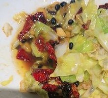Fried Pork Crumbs with Bok Choy