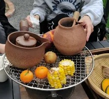 Two-Person Hearth Tea Brewing