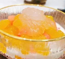 Mango Coconut Bird's Nest Dessert
