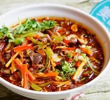 Pickled Chili Chicken Offal Knife-Sliced Noodles