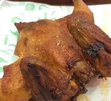 Honey-glazed扒 Chicken