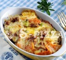 黑椒牛肉芝士焗饭