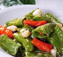 Pan-fried Green Pepper