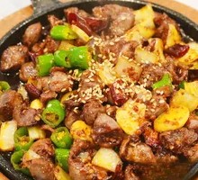 Spicy Stir-Fried Chicken Gizzards