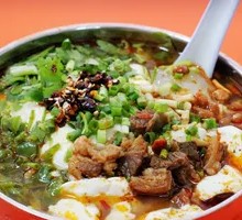 Crispy Pork and Tofu Brain