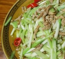 Shredded Pork with Leek Greens