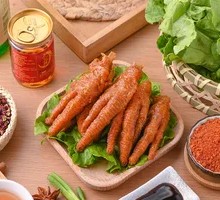 Braised Chicken Feet with Tiger Skin