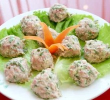Cilantro Pork Balls