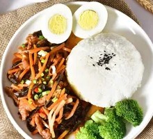 Fish-flavored Pork Rice Bowl