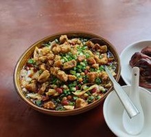 Crispy Pork with Tofu Pudding