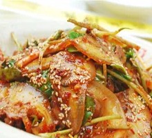 Cold-mixed pig's head meat