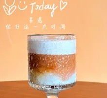 Blue Citrus Latte