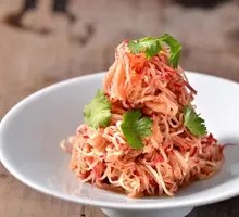 Fried Spicy Radish Strips