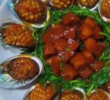 Braised Abalone in Tomato Sauce