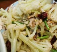 Shredded Pork with Cauliflower