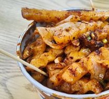 Sweet and Sour Spicy Wolf Tooth Potatoes