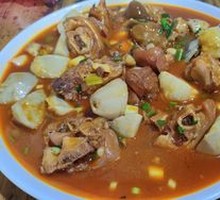 Braised Pork Tendons with Soybeans