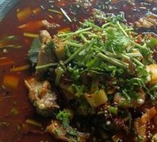 Fish Balls with Garlic in River Water