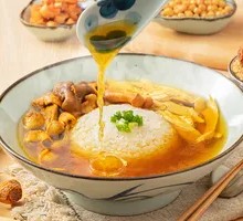 Chicken Rice with King Oyster Mushroom