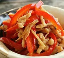 Bell Pepper Stir-Fried Shredded Pork
