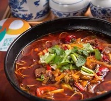Sichuan-style Pepper Chicken Offal Noodles