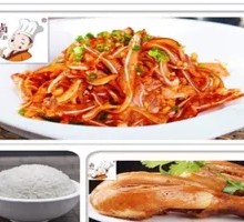 Ears-Playing Chicken Leg Rice