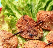 Potato Slice Skewers