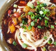 Dry Stir-fried碎Flower Noodles
