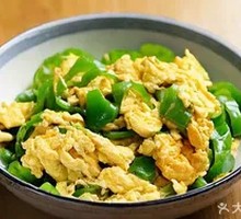 Egg with Green Pepper