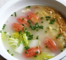 Cabbage and Egg Soup