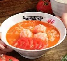 Tomato Shrimp Ball Soup Rice