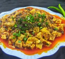 脑花豆腐