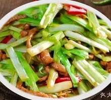 Stir-Fried Pork Shreds with Leek Greens