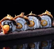 Eel and Crispy Shrimp Sushi Roll