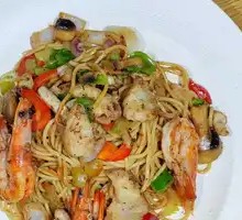 Spicy Seafood Pasta