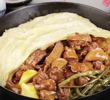 Stewed Goose in Iron Pot