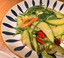 Wild Cucumber Stir-Fry with Tender Shoots