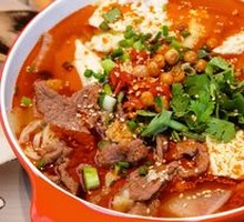 Spicy Beef and Tofu Delight with Rice