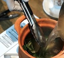 Herb Bone Soup Pot