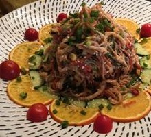 Five-color Chicken丝 Salad