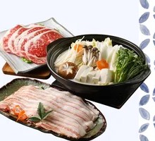Wagyu and Pork Soy Milk Hot Pot