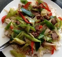 Cumin Lamb Rice Bowl