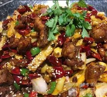 Spicy Pot Chicken and Intestines