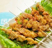 Grilled Chicken Gizzards