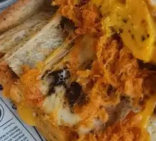 Meat Floss Cheese Egg Sandwich