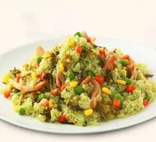 Sour Cabbage Basil Chicken Rice